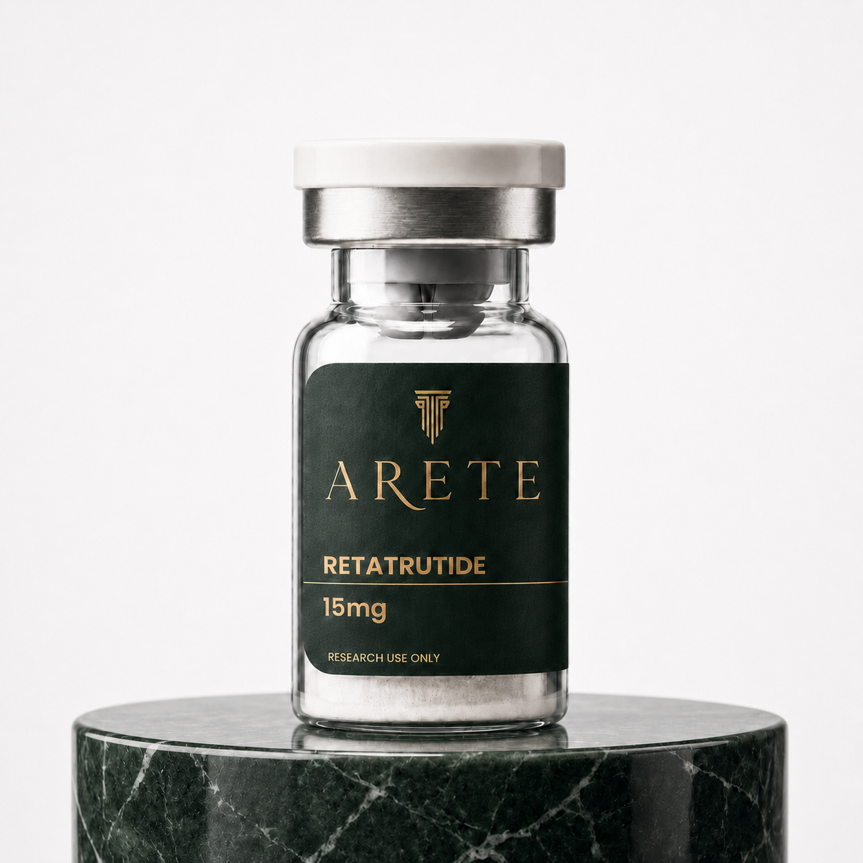 Retatrutide 15mg research compound vial